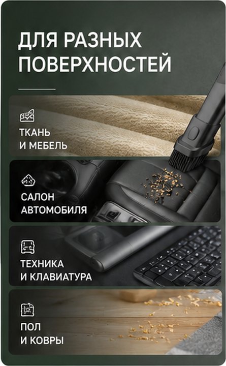 Карточка со сценариями использования